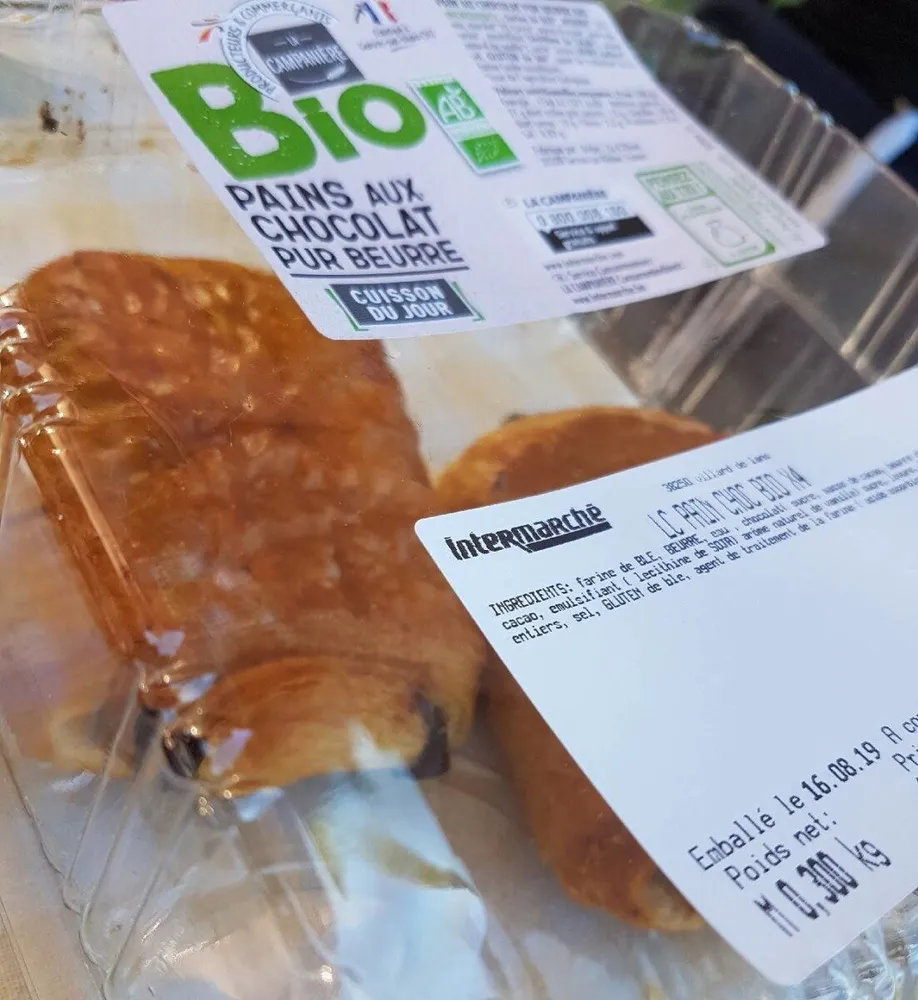 Pains au chocolat pur beurre