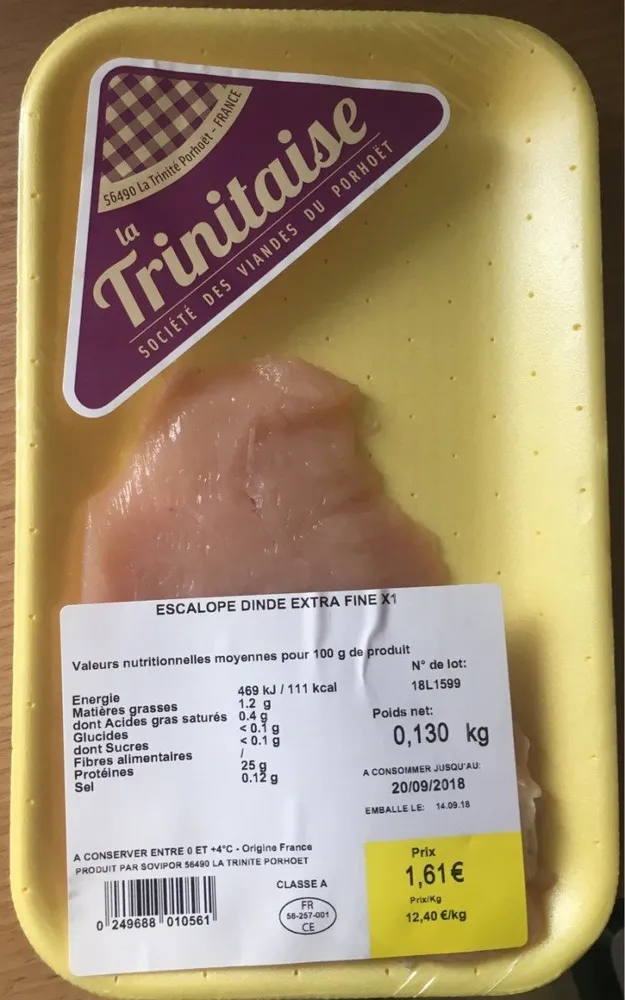 Escalope dinde extra fine
