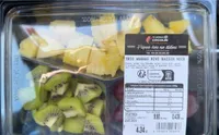 Trio ananas kiwi raisin noir
