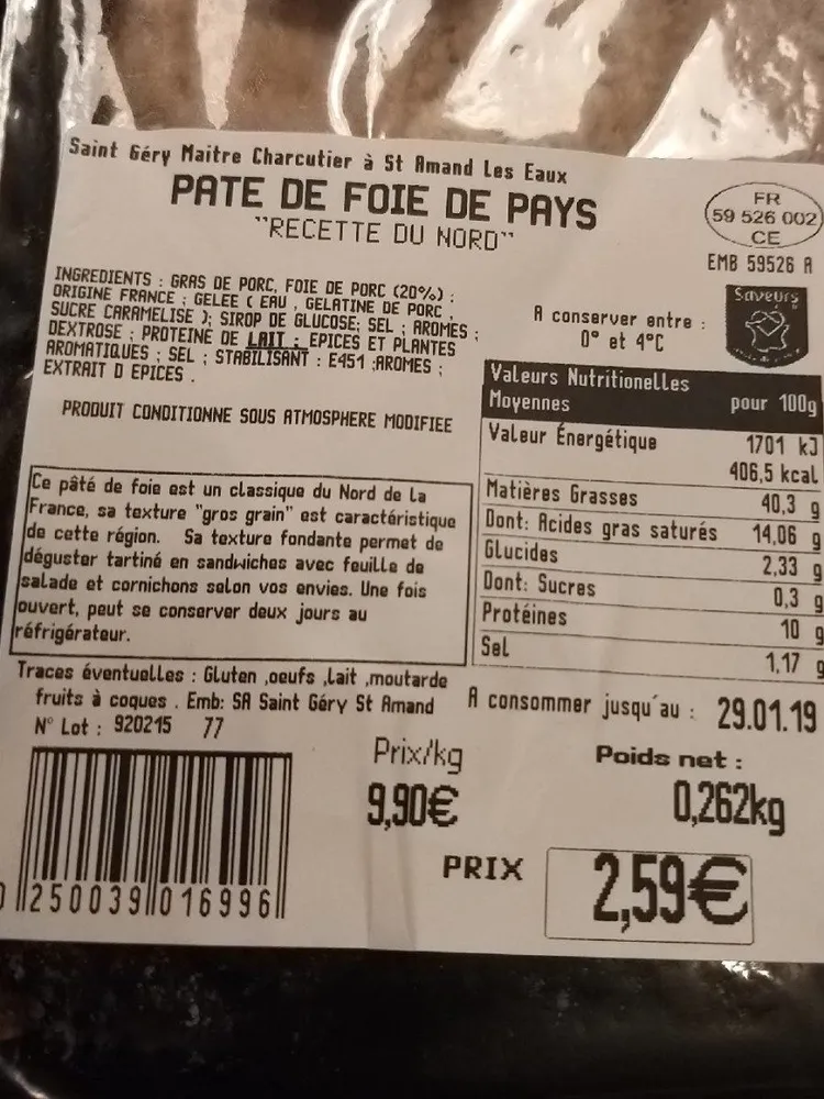 Pate de foie de pays