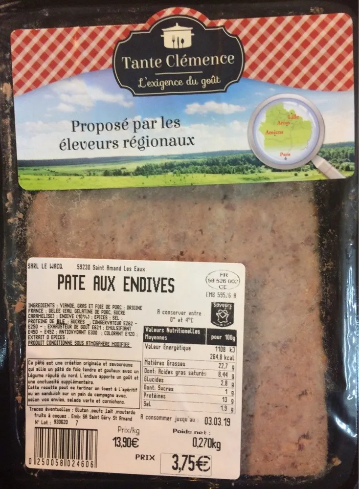 Paté aux endives