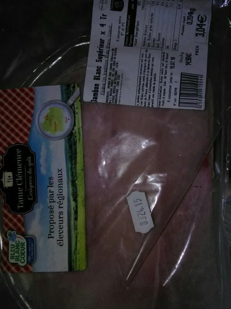 Jambon blanc supérieur