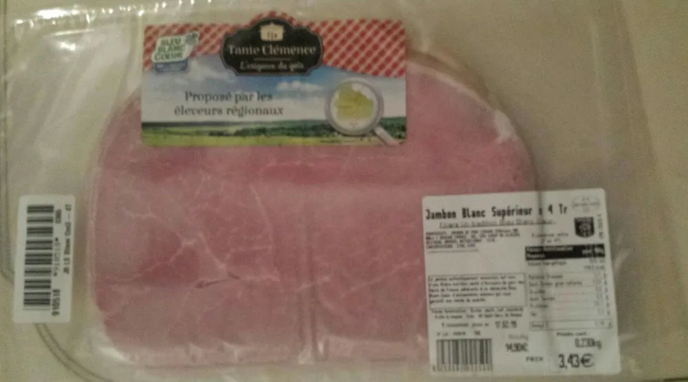 Jambon blanc supérieur