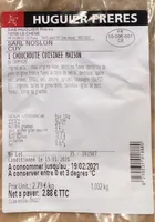Choucroute cuisinée Maison