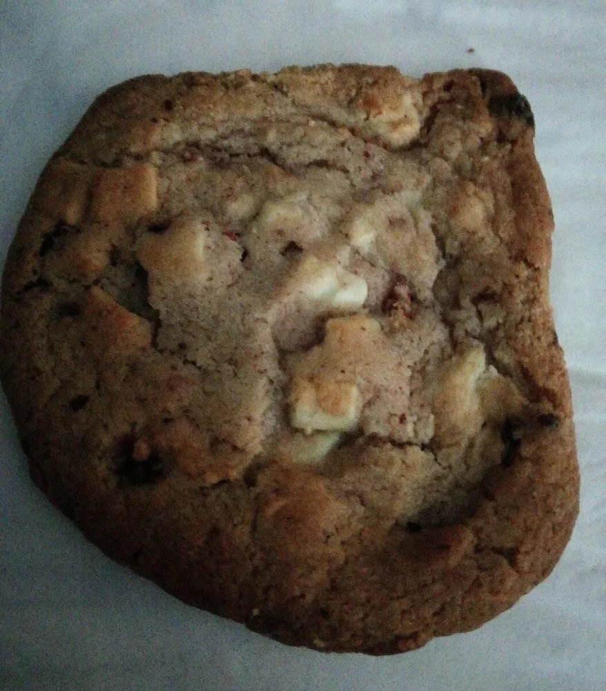Cookie framboise choco blanc