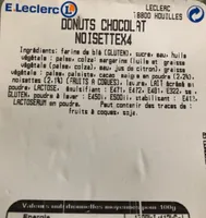 Donuts chocolat noisette x4