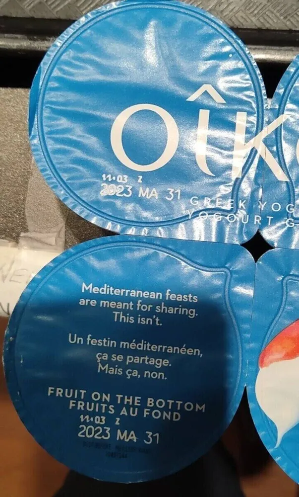 Oikos Greek yogurt