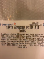Tarte amandine poire