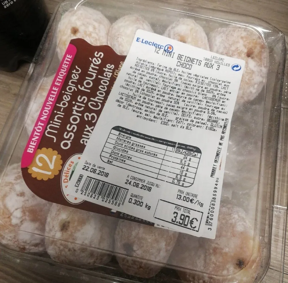 Mini beignets 3 chocolats