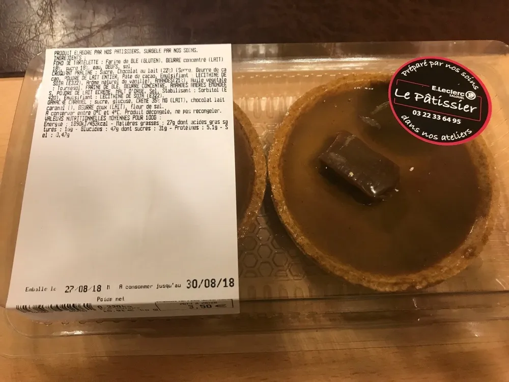 Tartelette au caramel