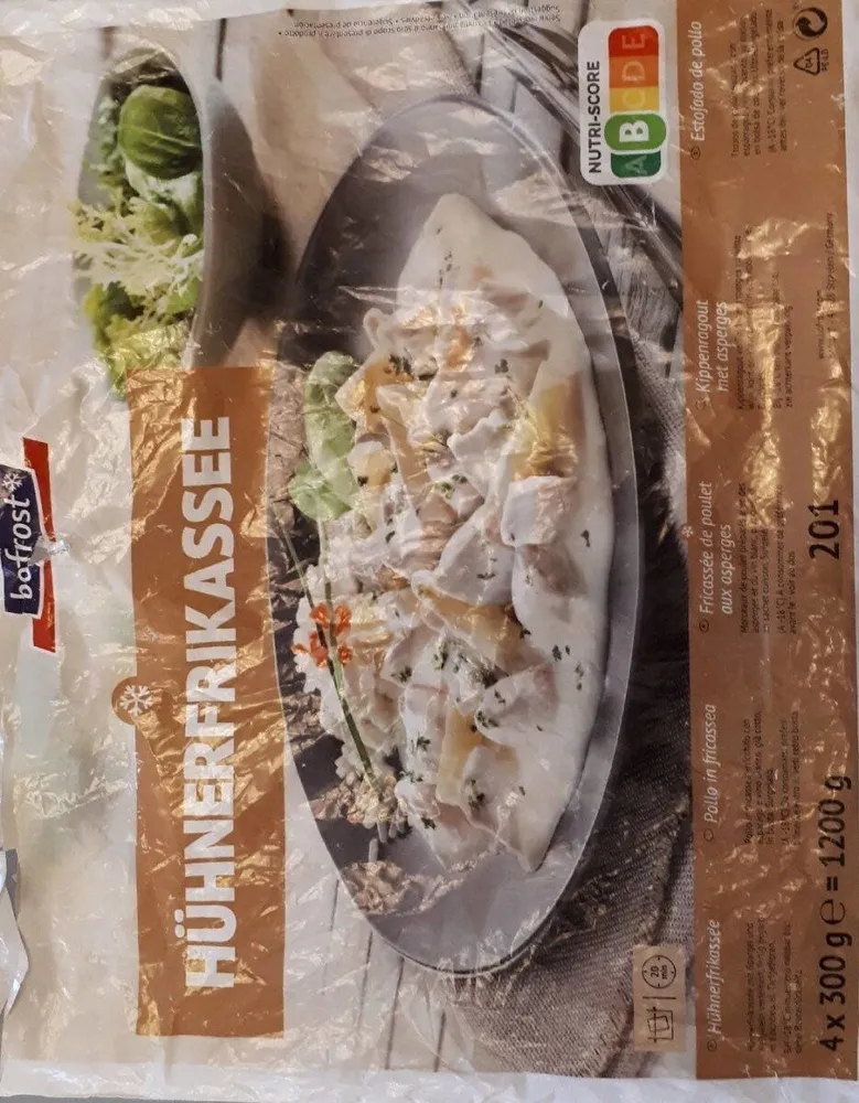 Hühnerfrikassee mit Spargel