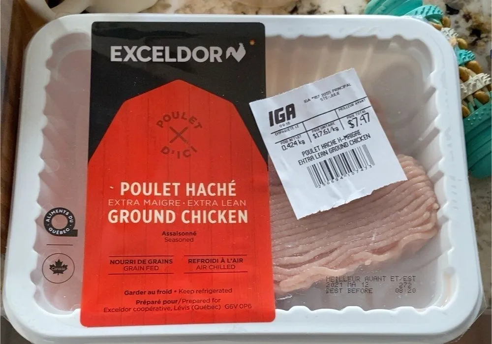 Poulet haché