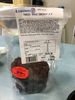 Cookies triple chocolat Leclerc