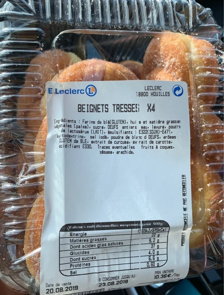Beignets tressés x 4