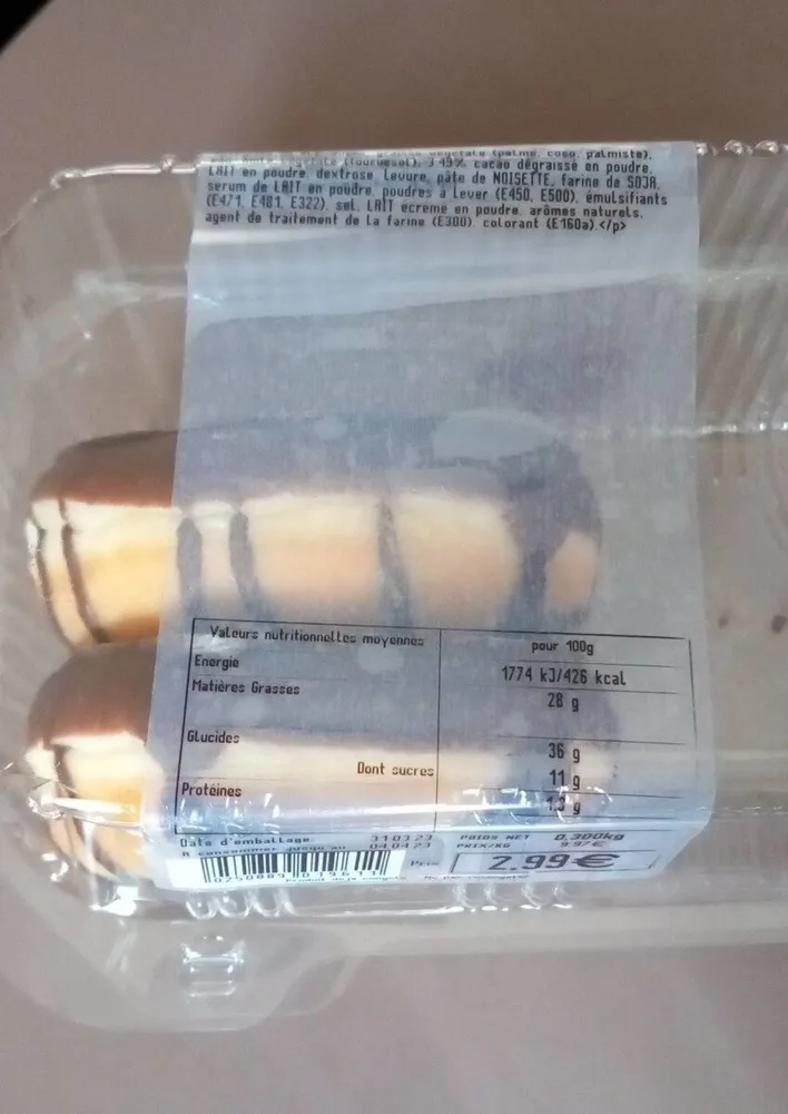 Dots fourré chocolat