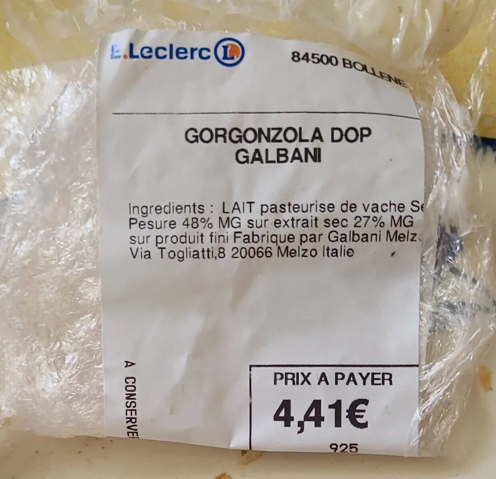 Gorgonzola dop galbani