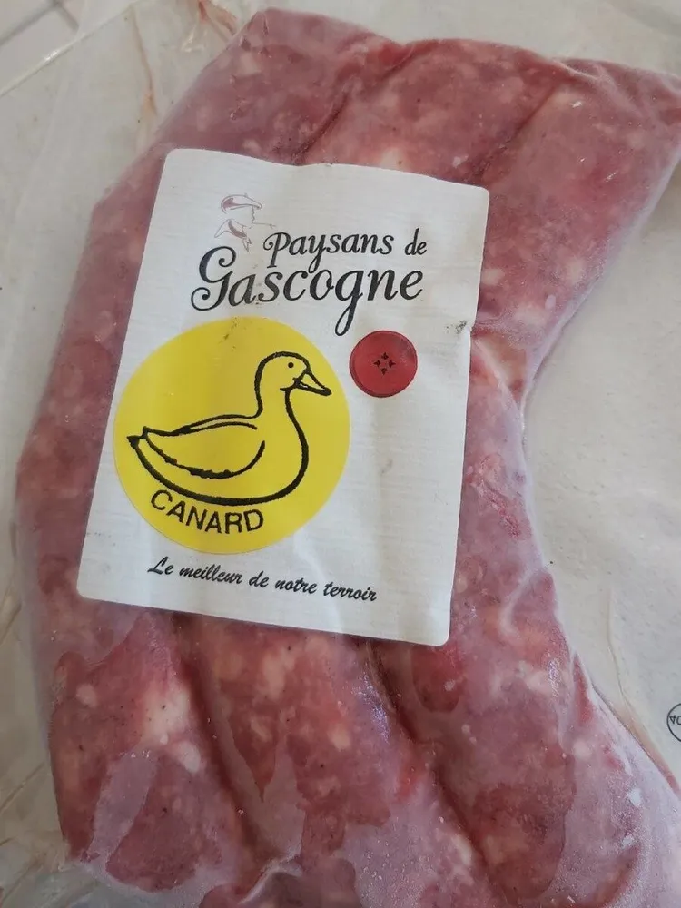 Saucisse pour canard