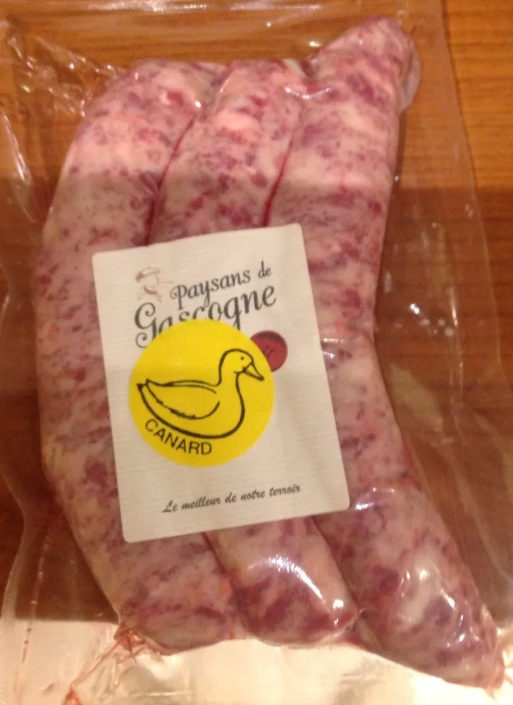 Saucisse pur canard
