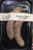 Saucisses confites pur canard