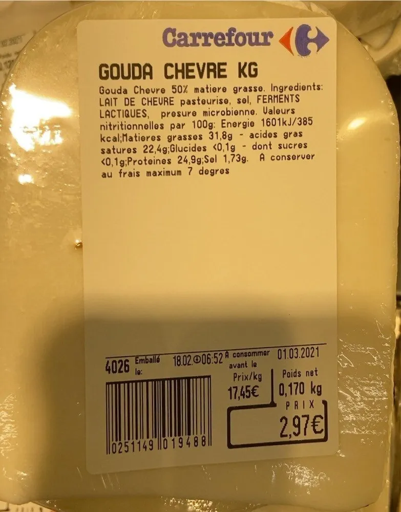 Gouda de chevre