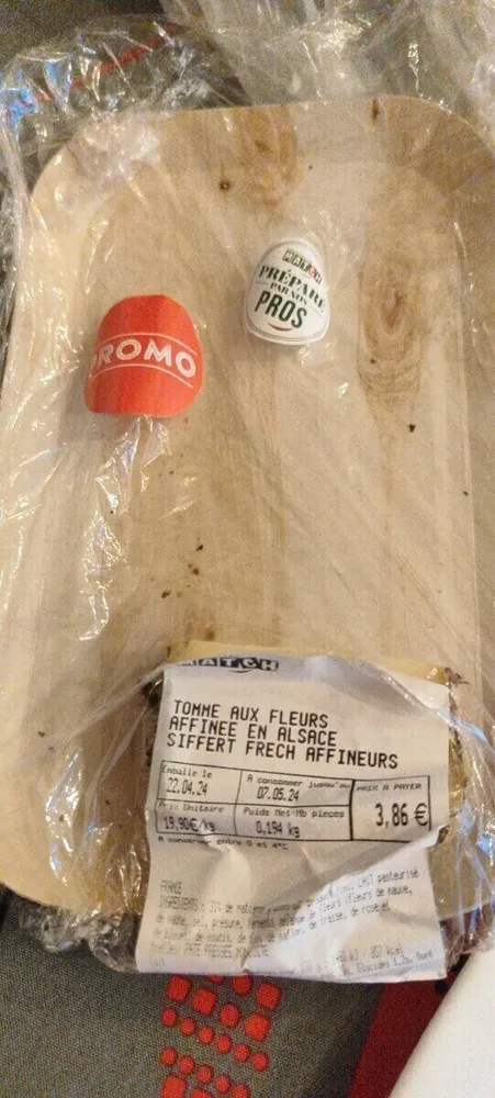 Tomme aux fleurs