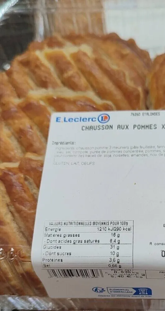 Chausson aux pommes