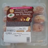 Mini Beignet assortis fourrés aux 3 chocolats