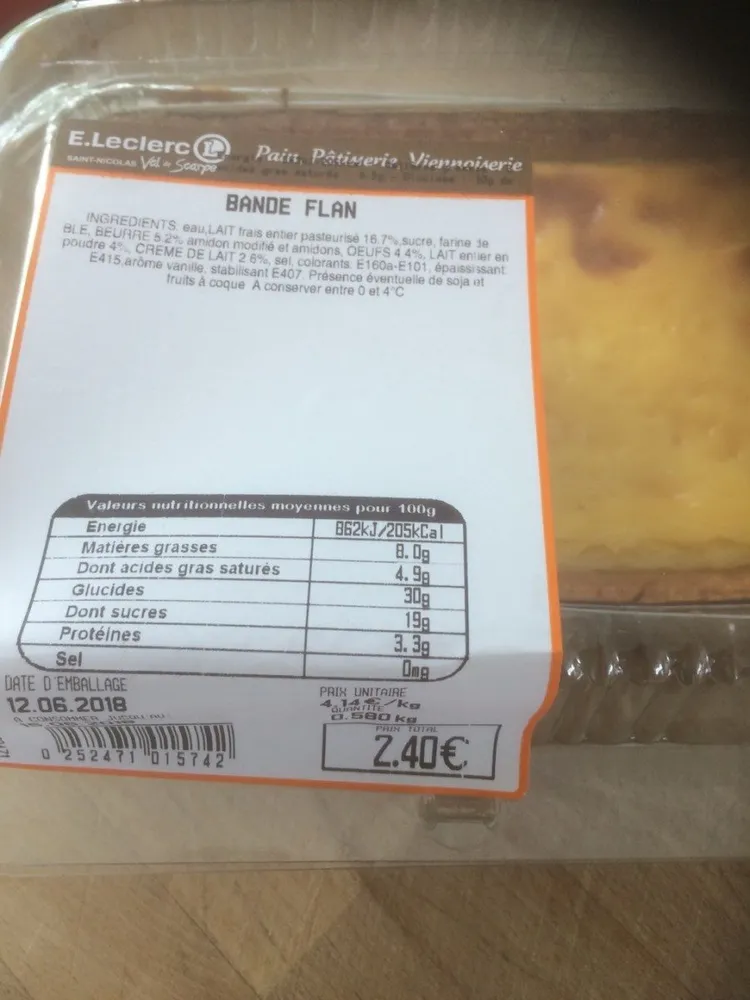 Bande flan