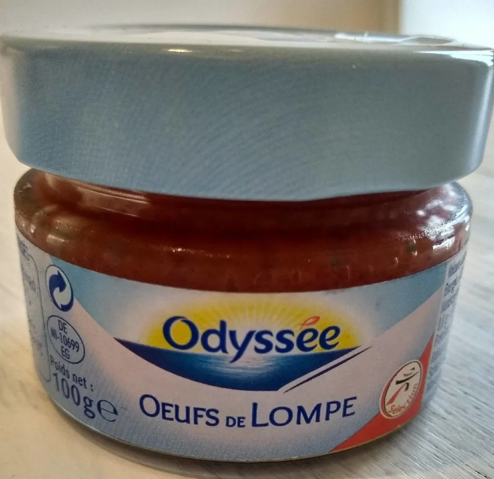 Oeufs de lompe rouges