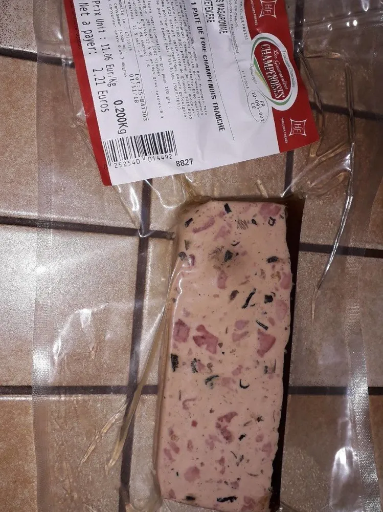 Pâté de foie champenois tranche