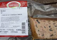 Pâté de foie champenois tranché