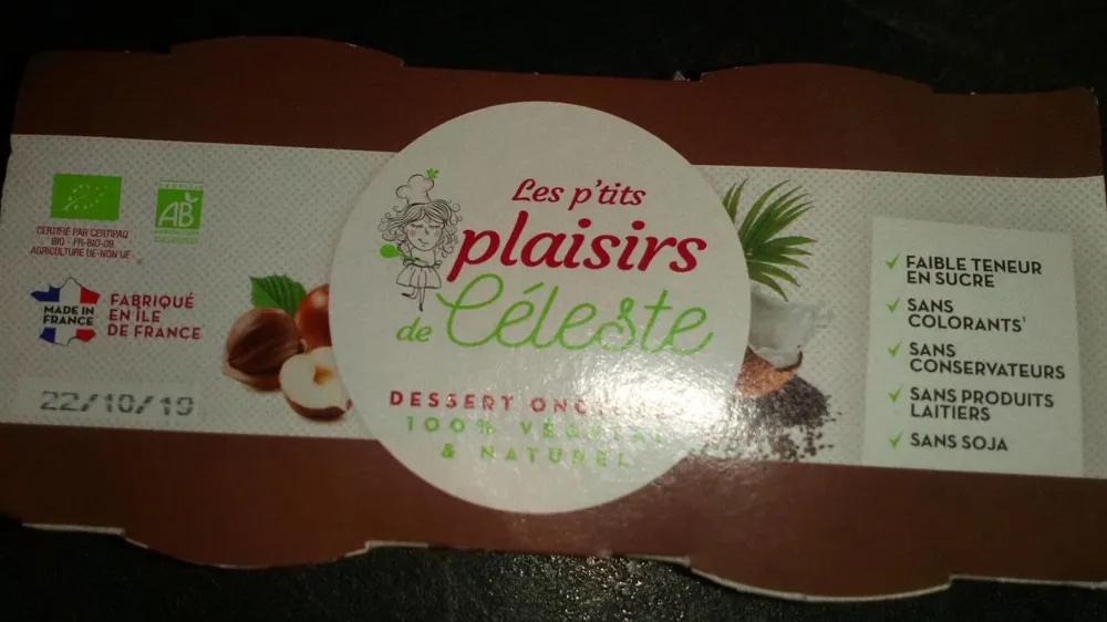 Dessert onctueux 100% végétal et naturel