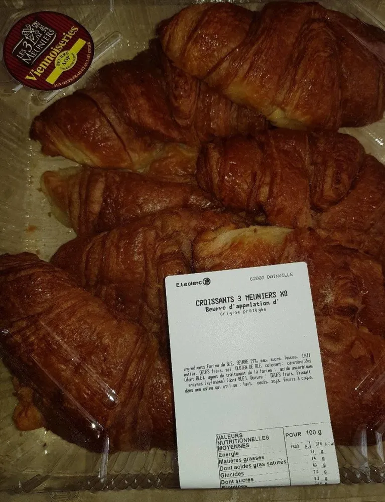 Croissants 3 Meuniers X8