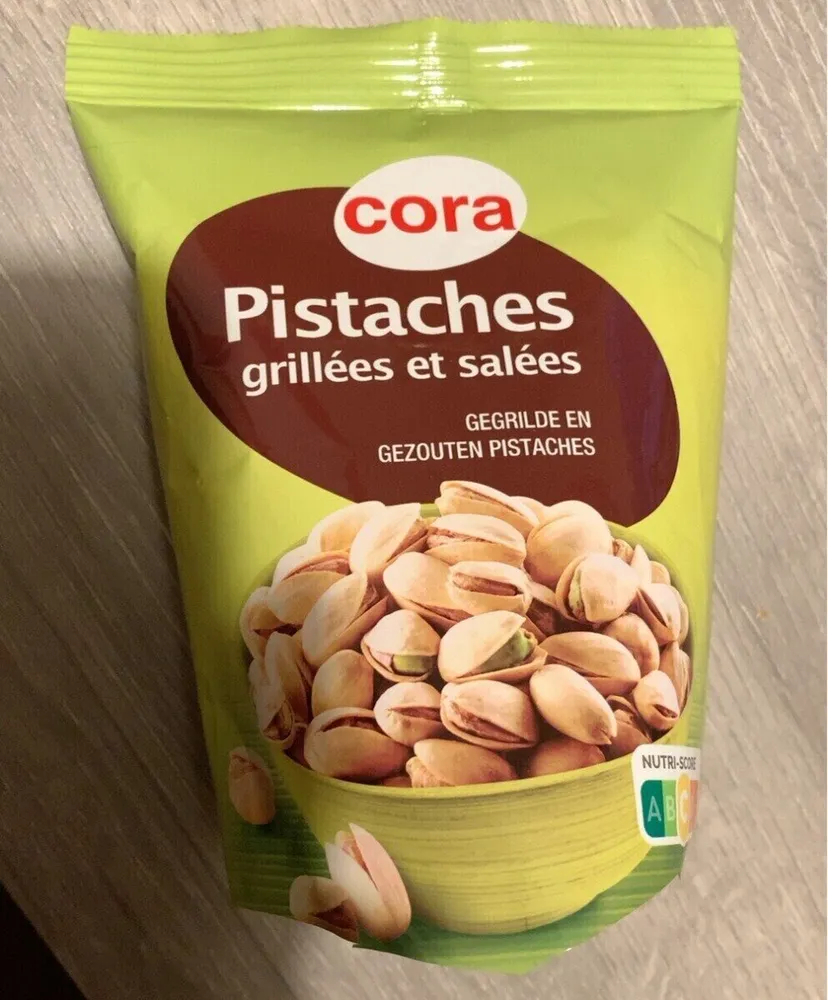 Pistaches grillées et salées