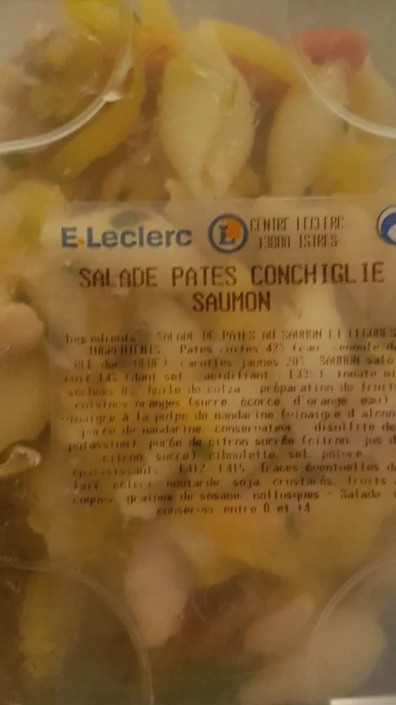Salade pâtes conchiglie