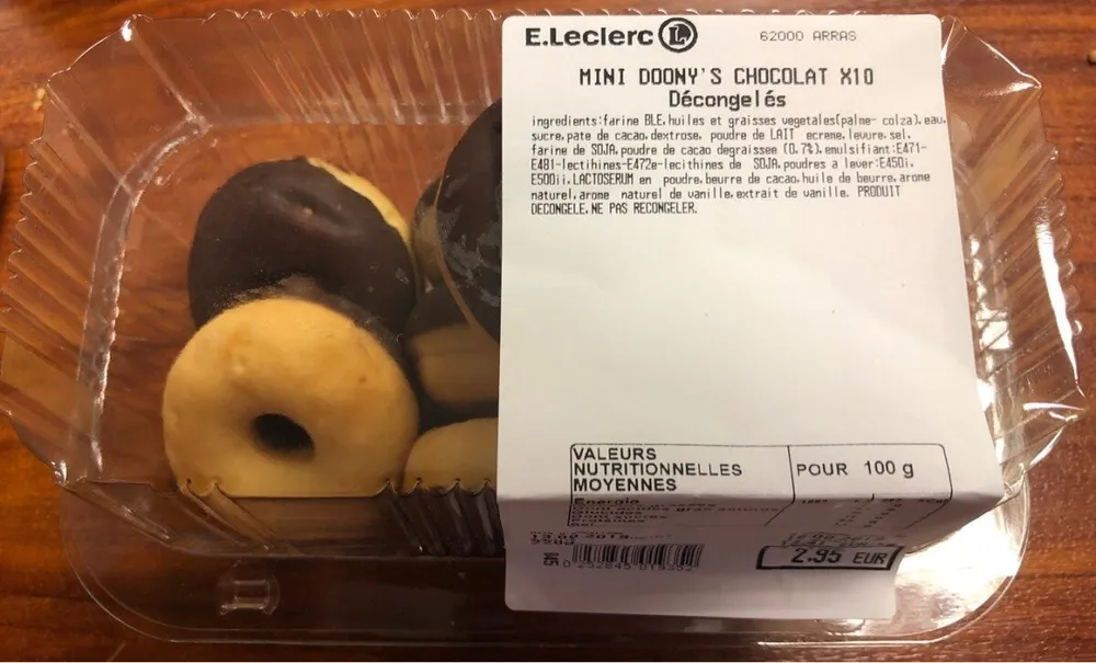Mini doony's chocolat decongelés