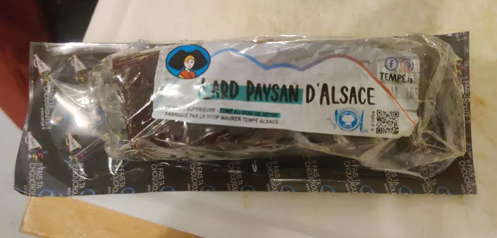 Lard paysan sel sec morceau