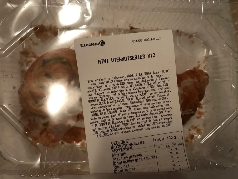Mini viennoiseries * 12