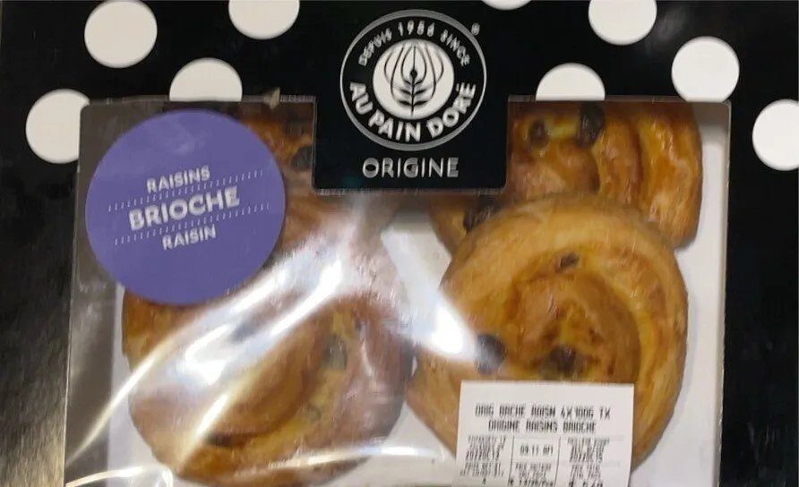 Brioche raisins