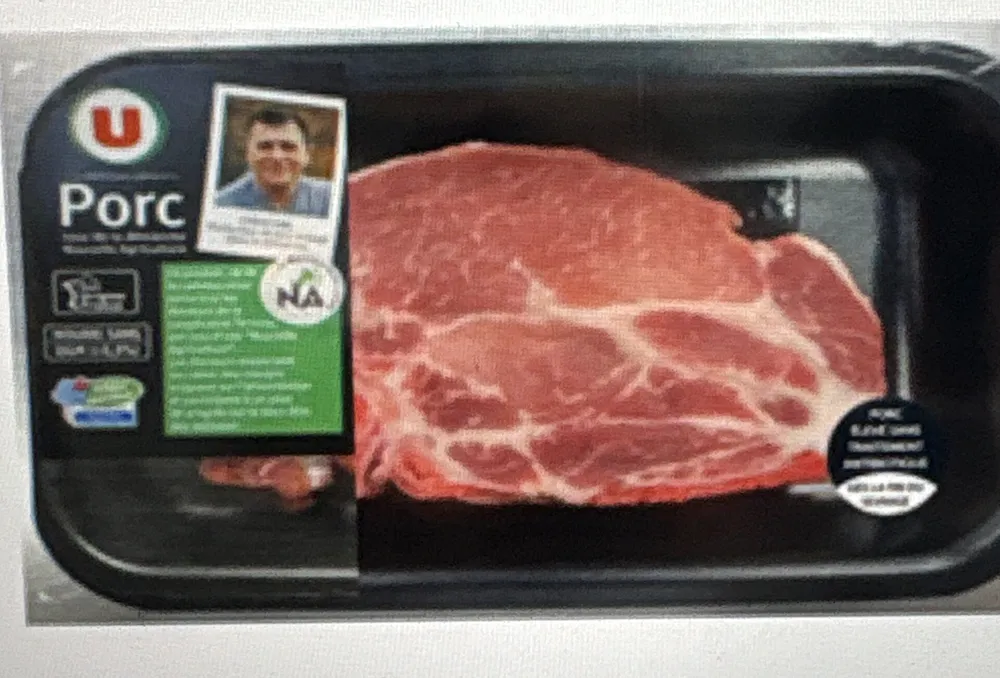 Côte de porc échine, France, 1 pièce
