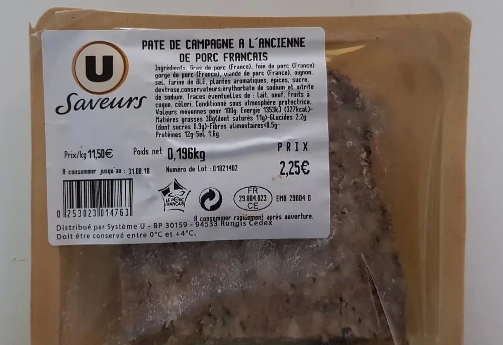 Pâté de campagne à l'ancienne