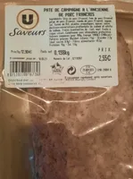 Pâté de campagne saveurs u