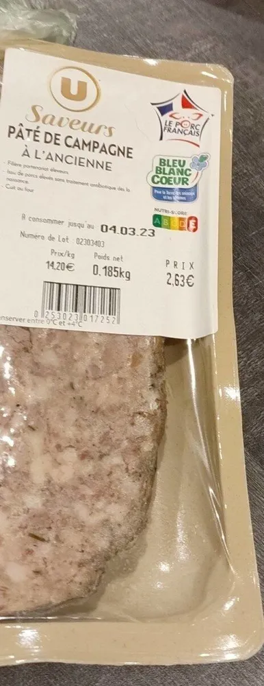 Pâte de campagne