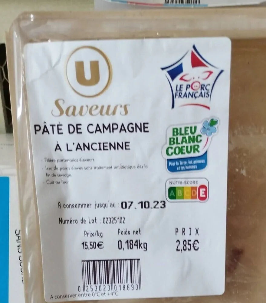 Pâté de campagne à l ancienne