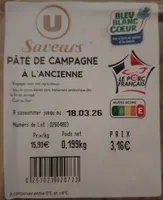PÂTÉ DE CAMPAGNE À L'ANCIENNE