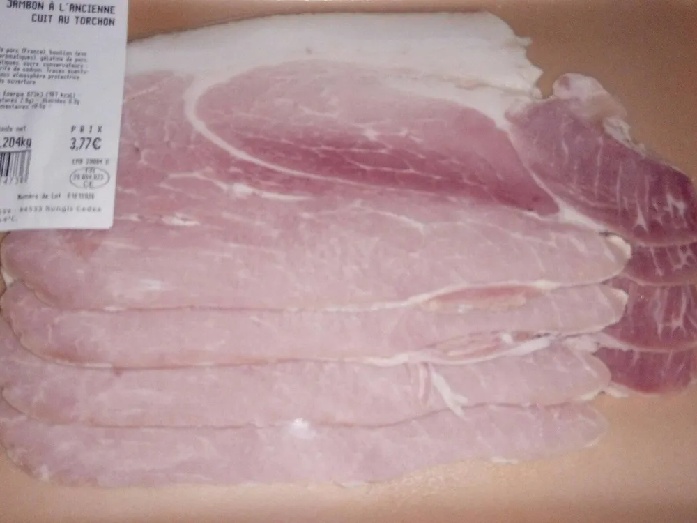 Jambon à l'ancienne cuit au torchon