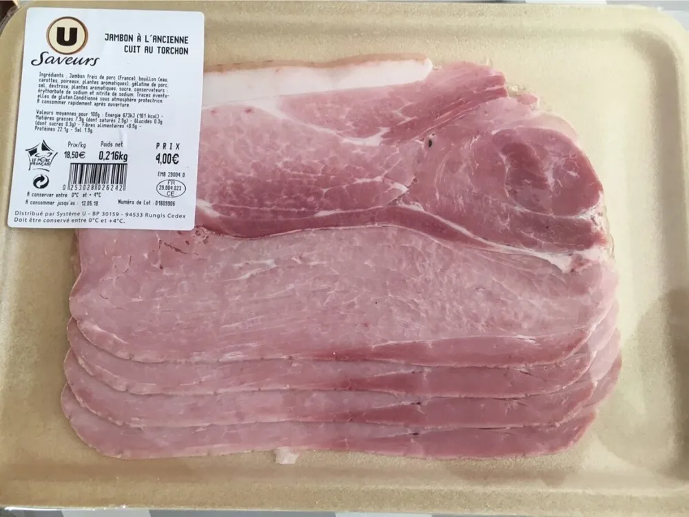 Jambon à l'ancienne cuit au torchon
