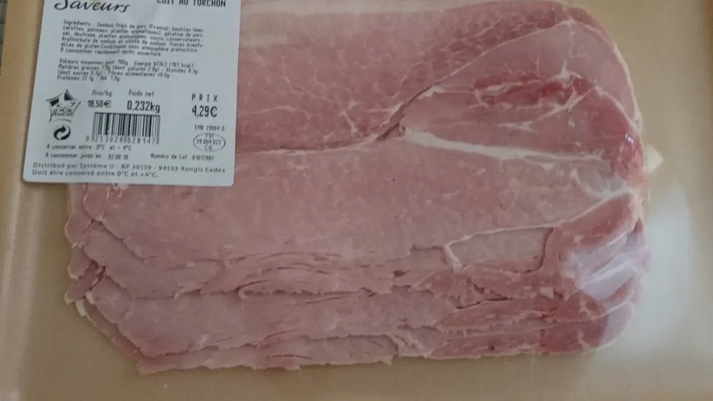 Jambon à l'ancienne cuit au torchon