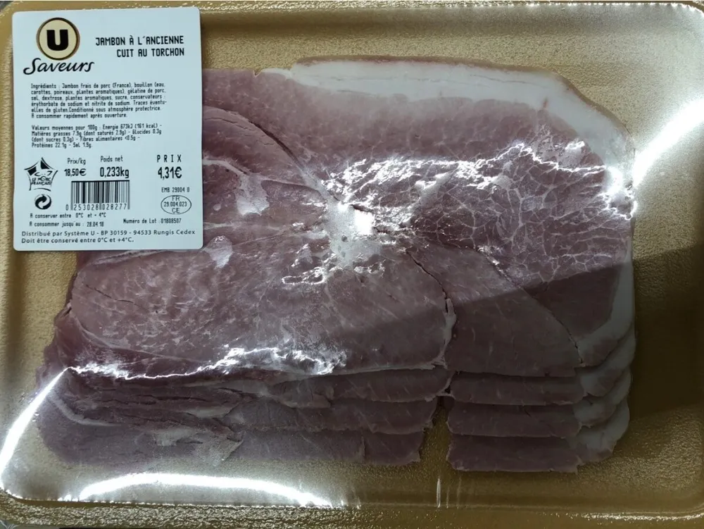 Jambon à l'ancienne cuit au torcon