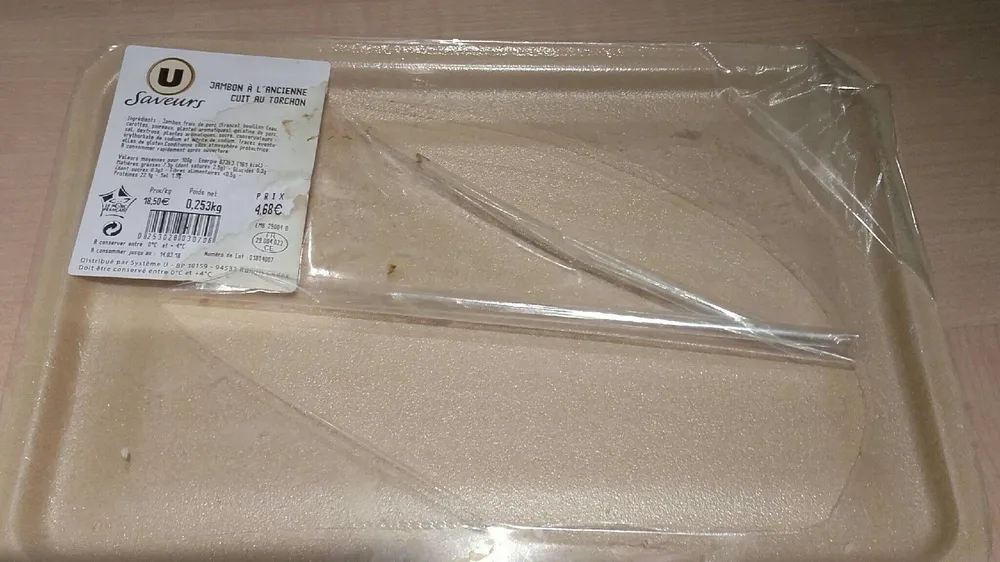 Jambon à l 'ancienne  cuit au torchon